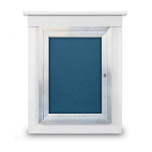 Sliding Glass Enclosed Letterboard, 72"x3